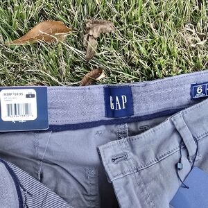 GAP Relaxed Girlfriend Gray Pants New With Tags Size 6